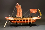 古代船「邪馬門」