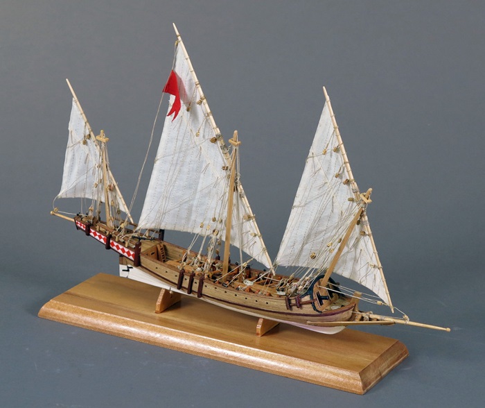 在庫価格船　模型　船名：CALLIOPE（カリオペ） ヨット 材質：FRP(繊維強化プラスチック) その他